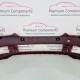 Skoda Fabia Front Bumper Mk3 Genuine Red With Pdc 6v0807221 / 2014 - 2018 [ar66]