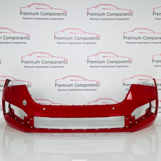 Skoda Scala Front Bumper Genuine Red With Pdc 657807221 | 2019-2023 [au107]