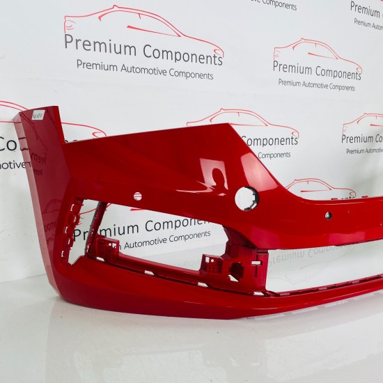 Skoda Scala Front Bumper Genuine Red With Pdc 657807221 | 2019-2023 [au107]
