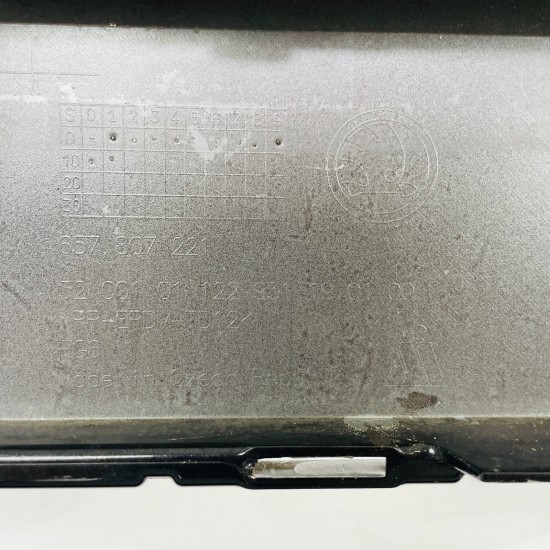 Skoda Scala Front Bumper With Pdc Genuine Black 657807221 | 2019-2023 [au121]