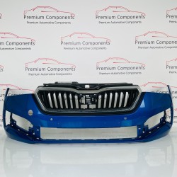 Skoda Scala Front Bumper Se With Pdc Genuine Blue 657807221 | 2019-2023 [au127]