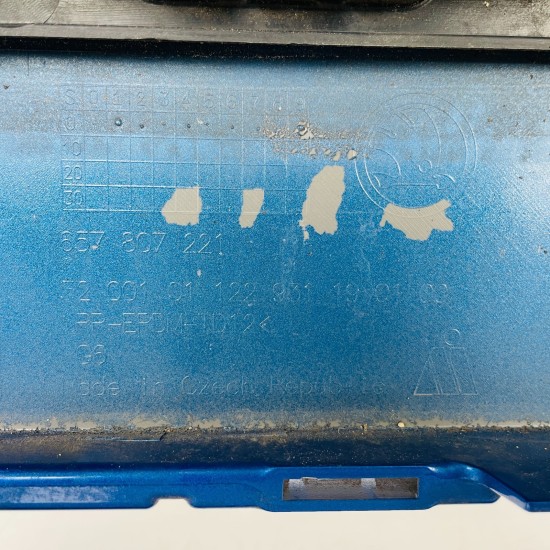Skoda Scala Front Bumper Se With Pdc Genuine Blue 657807221 | 2019-2023 [au127]