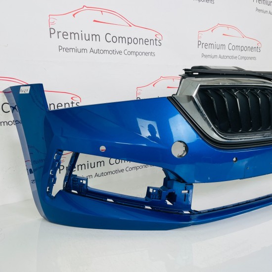 Skoda Scala Front Bumper Se With Pdc Genuine Blue 657807221 | 2019-2023 [au127]