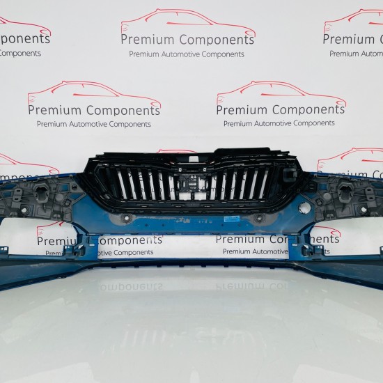 Skoda Scala Front Bumper Se With Pdc Genuine Blue 657807221 | 2019-2023 [au127]