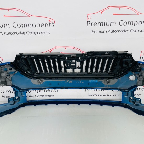Skoda Scala Front Bumper Se With Pdc Genuine Blue 657807221 | 2019-2023 [au127]