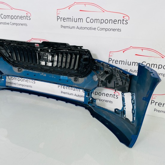 Skoda Scala Front Bumper Se With Pdc Genuine Blue 657807221 | 2019-2023 [au127]