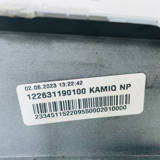 Skoda Kamiq Front Bumper Genuine White 658807221 2019 - 2023 [at57]