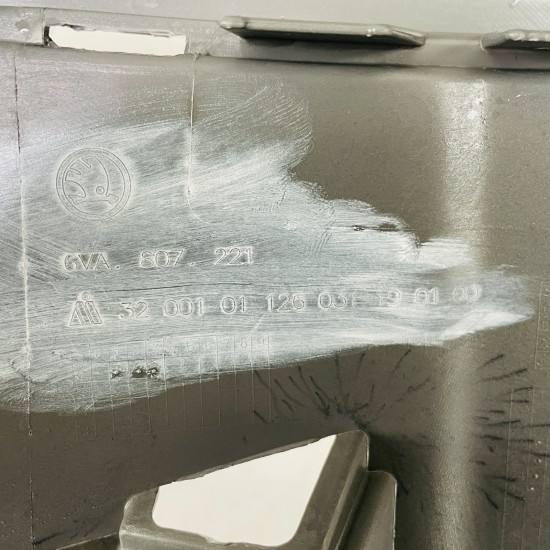 Skoda Fabia Front Bumper Face Lift Genuine Grey Mk4 6va807221 | 2021 - 2026 Skoda Fabia Front Bumper Face Lift Genuine Grey Mk4 6va807221 | 2021 - 2026