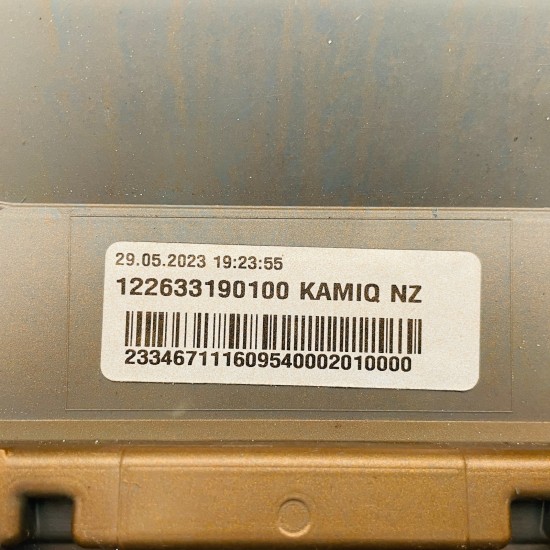 Skoda Kamiq Rear Bumper Skin Genuine Orange - No Repairs - 2019 - 2024 [ak76]