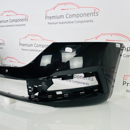 Skoda Octavia Front Bumper Mk4 Se Genuine Black 5e3807221 | 2020-2024 [aw44]