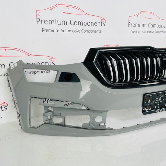 Skoda Kodiaq Front Bumper Sport Line Genuine Grey 565807221h | 2021-2024 [Ba21]