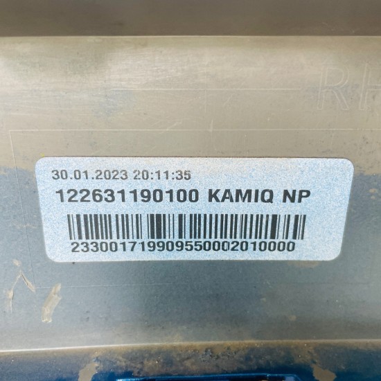 Skoda Kamiq Front Bumper Monte Carlo Genuine Blue 658807221 | 2019-2023 [Ba23]