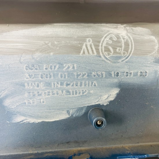 Skoda Kamiq Front Bumper Monte Carlo Genuine Blue 658807221 | 2019-2023 [Ba23]