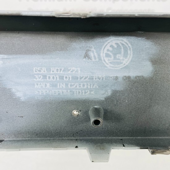 Skoda Kamiq Front Bumper Genuine White 658807221 | 2019-2023 [at57]