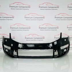 Skoda Octavia Front Bumper Vrs Mk3 Genuine Black 5e0807221aa | 2017-2020 [at124]