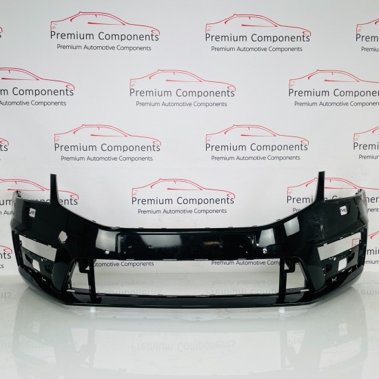 Skoda Octavia Front Bumper Vrs Mk3 Genuine Black 5e0807221aa | 2017-2020 [at124]