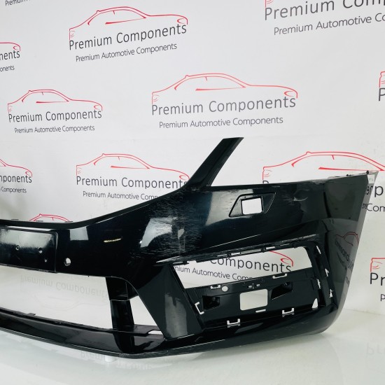 Skoda Octavia Front Bumper Vrs Mk3 Genuine Black 5e0807221aa | 2017-2020 [at124]