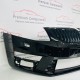 Skoda Octavia Front Bumper Vrs Mk3 Genuine Black 5e0807221f | 2014-2017 [aw145]