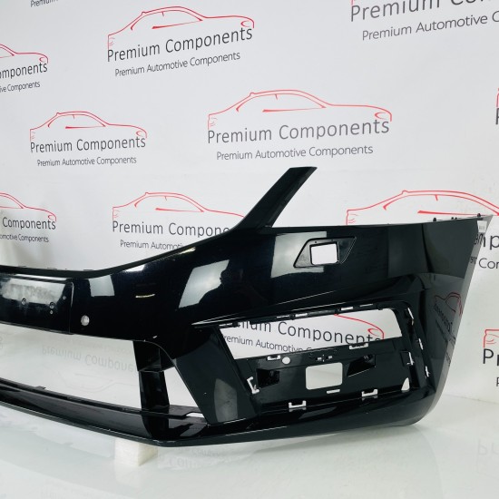 Skoda Octavia Front Bumper Vrs Mk3 Genuine Black 5e0807221aa | 2017-2020 [aw139]