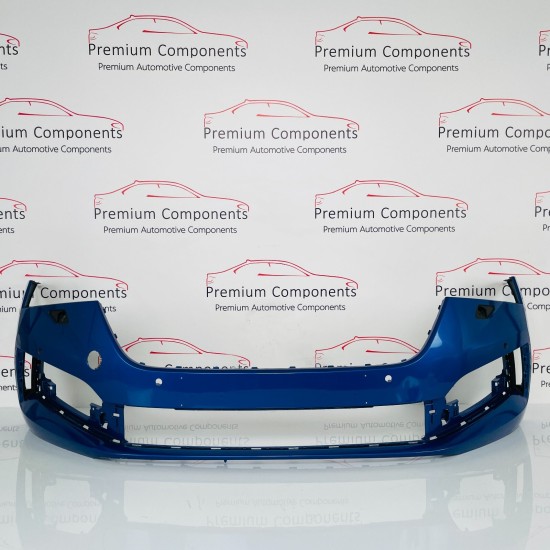 Skoda Scala Front Bumper Skin Genuine Blue - No Repairs - 2019 - 2023 [aj27]