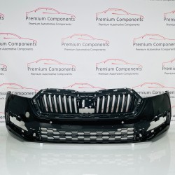 Skoda Octavia Front Bumper Mk4 Se Genuine Black 5e3807221 | 2020-2024 [Bc24]