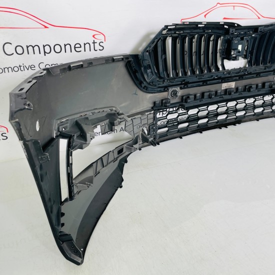 Skoda Octavia Front Bumper Mk4 Se Genuine Black 5e3807221 | 2020-2024 [Bc24]
