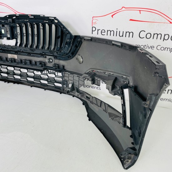 Skoda Octavia Front Bumper Mk4 Se Genuine Black 5e3807221 | 2020-2024 [Bc24]