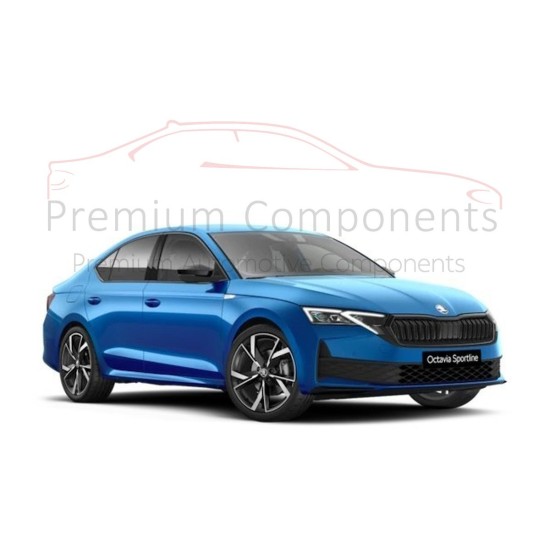Skoda Octavia Front Bumper Sport Mk4 Genuine Blue 5e3807221l | 2024-2026 [aw137]