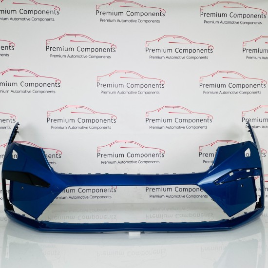 Skoda Enyaq Front Bumper Iv Electric Genuine Blue 5la807221f | 2021-2023 [at54]