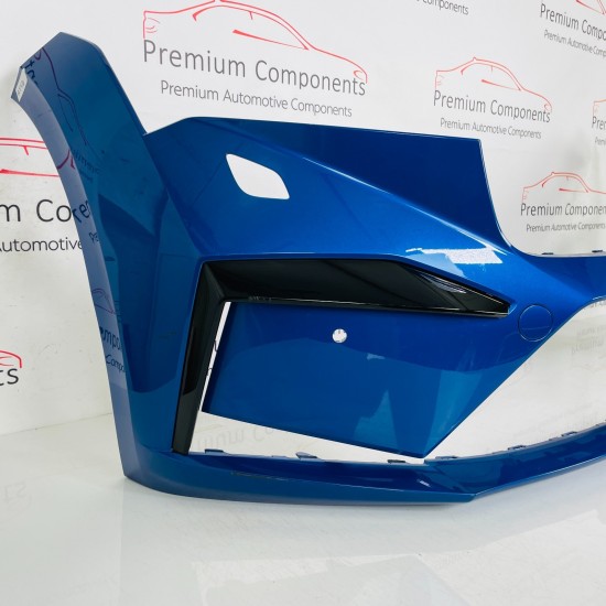 Skoda Enyaq Front Bumper Iv Electric Genuine Blue 5la807221f | 2021-2023 [at54]
