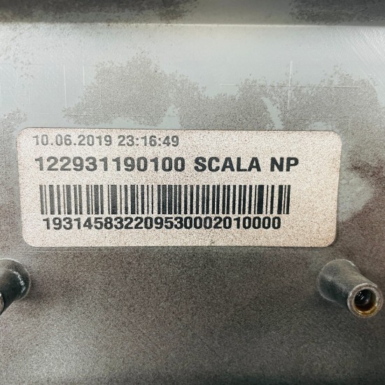 Skoda Scala Front Bumper Hatchback Genuine Black 657807221 | 2019-2023 [Ba97]