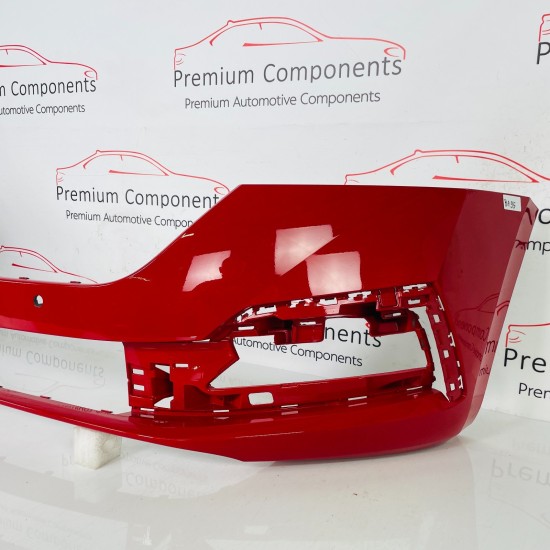 Skoda Octavia Front Bumper Mk4 Se Genuine Red 5e3807221 | 2020-2024 [Ba95]