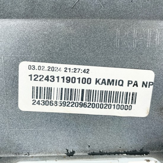 Skoda Kamiq Front Bumper Facelift Genuine White 658807221d | 2024-2025 [Bg53]