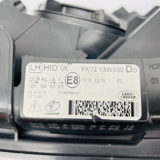 Land Rover Discovery Headlight Genuine L550 Sport Passenger Side 2013 - 2020 Land Rover Discovery Headlight Genuine L550 Sport Passenger Side 2013 - 2020