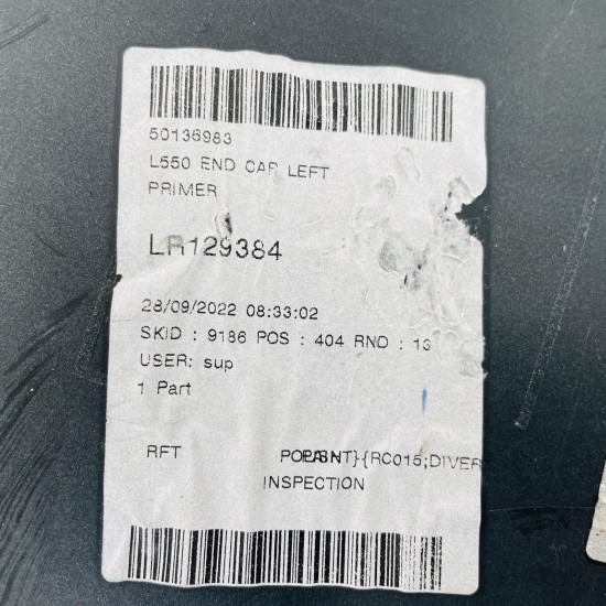 Land Rover Discovery Sport Left Rear Bumper Corner Genuine L550 2014 - 2018 Land Rover Discovery Sport Left Rear Bumper Corner Genuine L550 2014 - 2018