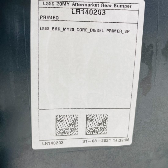 Land Rover Discovery Right Rear Bumper Corner Genuine L550 Sport 2014 - 2019