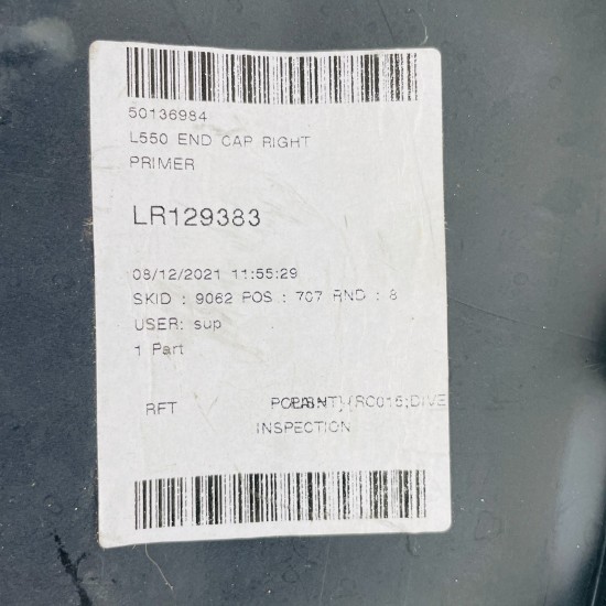 Land Rover Discovery Right Rear Bumper Corner Genuine L550 Sport 2014 - 2019