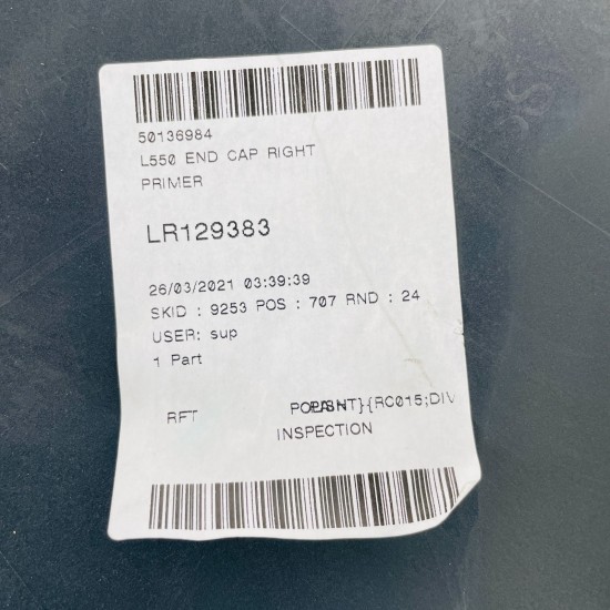 Land Rover Discovery Right Rear Bumper Corner Genuine L550 Sport 2014 - 2019