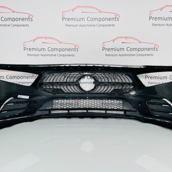 Mercedes A Class Front Bumper Skin Black W177 Amg With Grilles 2018 - 2023 [ah54 Mercedes A Class Front Bumper Skin Black W177 Amg With Grilles 2018 - 2023 [ah54