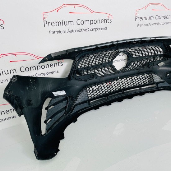 Mercedes A Class Front Bumper Skin Black W177 Amg With Grilles 2018 - 2023 [ah54 Mercedes A Class Front Bumper Skin Black W177 Amg With Grilles 2018 - 2023 [ah54
