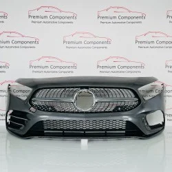 Mercedes A Class Front Bumper Skin W177 Amg With Grilles 2018 - 2023 [ah62]