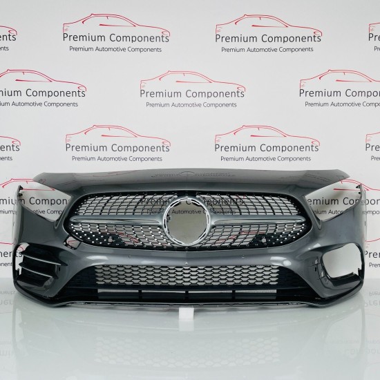 Mercedes A Class Front Bumper Skin W177 Amg With Grilles 2018 - 2023 [ah62]