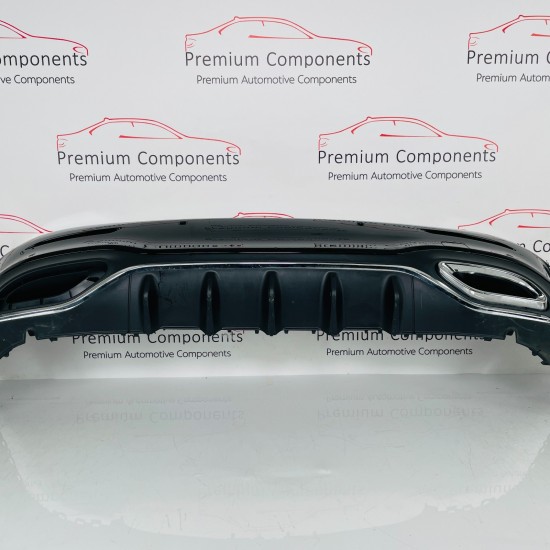 Mercedes A Class Rear Bumper Genuine Kosmos Black W177 Amg Saloon 2018 - 2022 Mercedes A Class Rear Bumper Genuine Kosmos Black W177 Amg Saloon 2018 - 2022