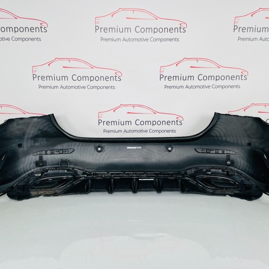 Mercedes A Class Rear Bumper Genuine Kosmos Black W177 Amg Saloon 2018 - 2022 Mercedes A Class Rear Bumper Genuine Kosmos Black W177 Amg Saloon 2018 - 2022