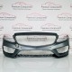 Mercedes C Class Front Bumper Skin Genuine Grey W205 Amg Line 2014 - 2018 [am1]