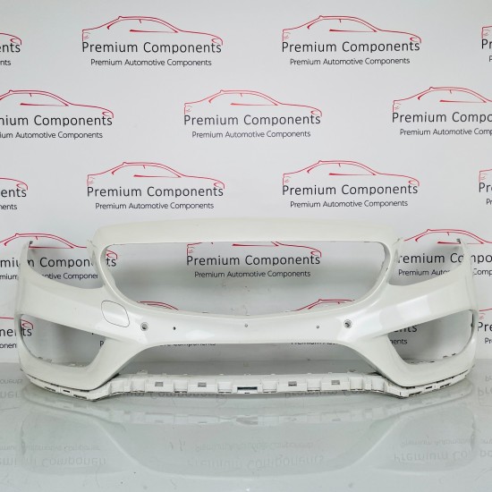 Mercedes C Class Front Bumper Skin Genuine White W205 Amg Line 2014 - 2018 [am6]