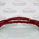 Mercedes C Class Front Bumper Skin Genuine Red W205 Amg Line 2014 - 2018 [an4]