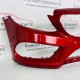 Mercedes C Class Front Bumper Skin Genuine Red W205 Amg Line 2014 - 2018 [an4]