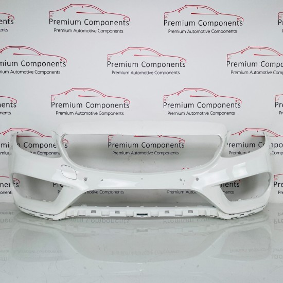 Mercedes C Class Front Bumper Skin Genuine White W205 Amg Line 2014 - 2018 [an30