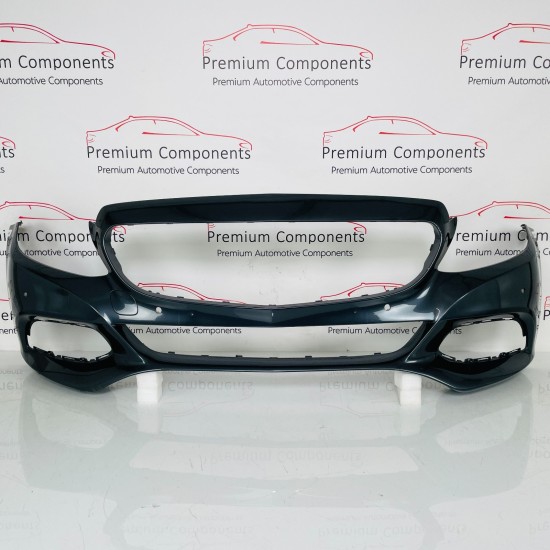 Mercedes C Class Front Bumper Genuine Grey W205 Se 2014 - 2018 [an100]